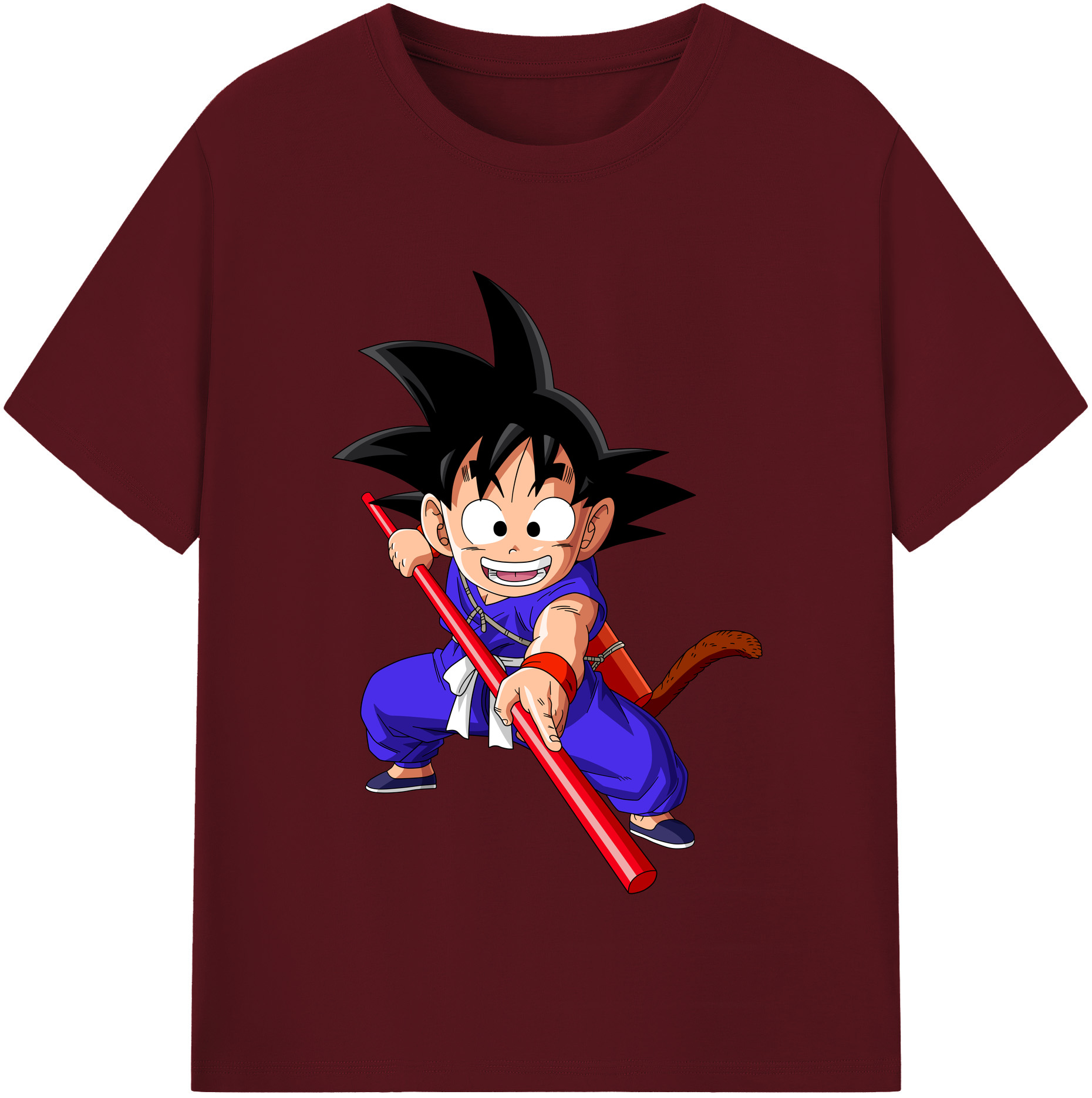 （画像用） ドラゴンボール 孫悟空（そん ごくう）Son Goku カカロット DRAGON BALL Kakarotto 綿100％半袖Tシャツ（フロントプリント）